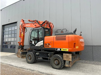 Escavadeira de rodas Hitachi ZX220W-5B: foto 2