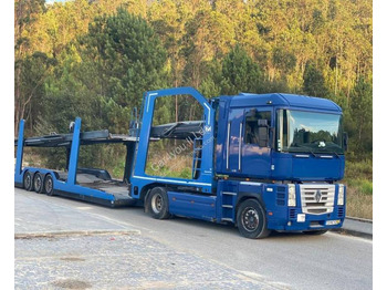 Camião transporte de veículos RENAULT Magnum 480