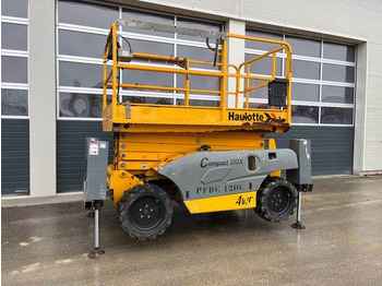 Plataforma de Tijera/ Plataforma de tesoura Haulotte Compact 12DX 12m Diesel Scherenarbeitsbühne 4x4: foto 4