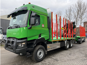 Camião de transporte de madeira RENAULT K 520