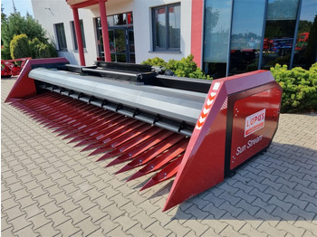 Plataforma para colher girassol