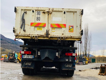 Camião basculante, Camião grua RENAULT KERAX 8x4 520 BIBENNE CIF GRUE CORMACH: foto 4