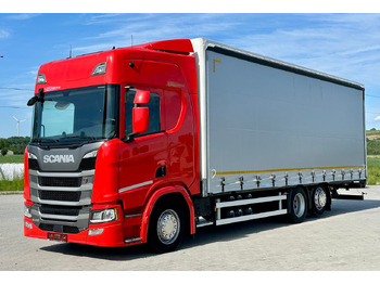 Camião de lona SCANIA R410 / FIRANKA / 21 EUROPALET / 8.5 M DŁUGOŚCI / 6x2 / PODWIESZA: foto 2