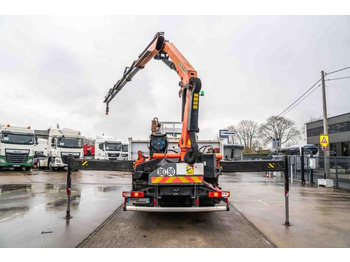Camião de caixa aberta/ Plataforma, Camião grua Renault LANDER 380 DXI+PALFINGER 18002/4X: foto 4