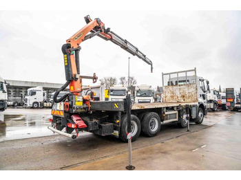Camião de caixa aberta/ Plataforma, Camião grua Renault LANDER 380 DXI+PALFINGER 18002/4X: foto 5