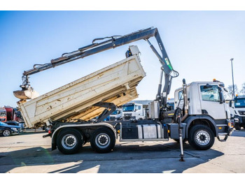 Camião basculante, Camião grua Scania P 400 // BIBENNE // GRUE HIAB 16 t/m // RETARDER: foto 3