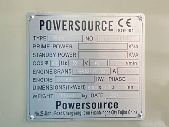 Gerador elétrico novo Perkins 4008TAG2A - 1100 kVA Generator - DPX-19820: foto 4