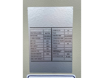 Gerador elétrico novo Volvo TAD1343GE-B - 415 kVA Generator - DPX-18879: foto 4