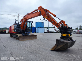 Escavadeira 2021 Hitachi ZX135US-6 med 3D maskinstyring, tiltrotator og 3 skuffer: foto 4