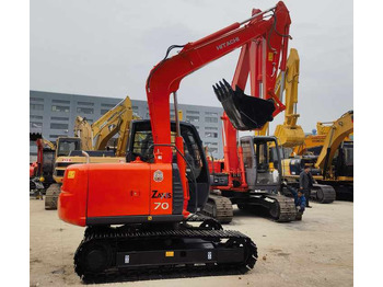 Escavadora de rastos High performance second hand Hitachi ZX70 Used Excavator For Sale used Hitachi ZX70 excavator stocking in shanghai yard: foto 2