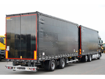 Camião de lona DAF XF 480 / ZESTAW TANDEM / 120 M3 / PRZEJAZDOWY /: foto 4