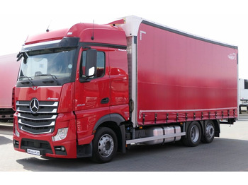 Camião de lona MERCEDES-BENZ Actros