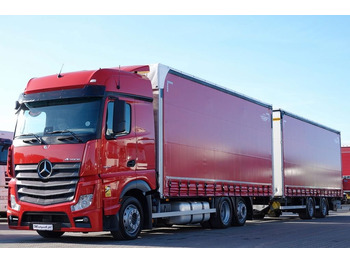 Camião de lona MERCEDES-BENZ Actros 2548
