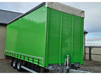 Reboque de lona Fliegl PRZYCZEPA CIĘŻAROWA / TANDEM / 2 OSIE / 18 PALET / GÓRNY REGULOWANY SPRZĘG / 10500DMC / 7 TON ŁADOWNOŚĆ: foto 2