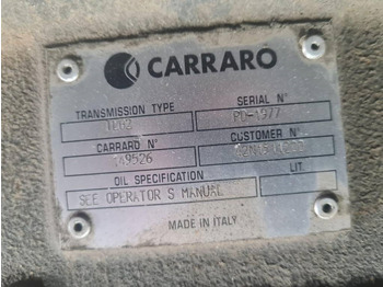 Caixa de velocidade por Máquina de construção Carraro TLB2 TRANSMISSION: foto 3 Caixa de velocidade por Máquina de construção Carraro TLB2 TRANSMISSION: foto 3