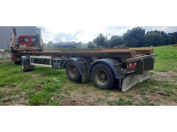 Reboque transportador de contêineres/ Caixa móvel Huffermann HMA2424 3 Achser: foto 4