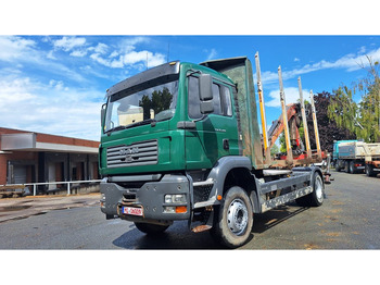 Camião de transporte de madeira MAN TGA 18.480