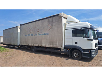 Camião de lona MAN TGL 8.250 Jumbo mit Anh: foto 2