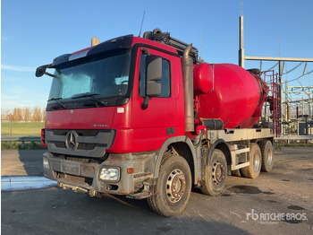 Autobetoneira com bomba 2010 Mercedes-Benz Actros 3341 8x4 Twin-Steer Mixer Truck: foto 2