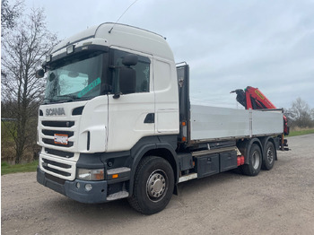 Camião de caixa aberta/ Plataforma SCANIA R 480
