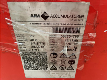 Bateria automotiva por Equipamento de movimentação AIM 48V   5 PzS 775: foto 2