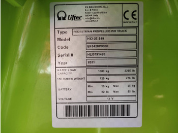 Porta-palete Pramac HX10E 540: foto 5
