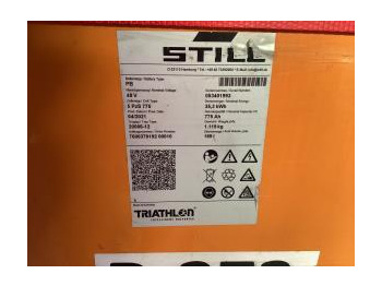 Bateria automotiva por Empilhadeira Still 48V   5 PzS 775: foto 4