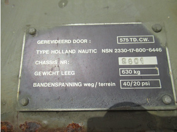 Reboque plataforma/ Caixa aberta Holland Nautic NSN 2330-17-800-6446: foto 5