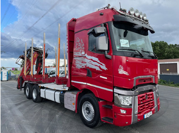 Camião de transporte de madeira RENAULT T 520