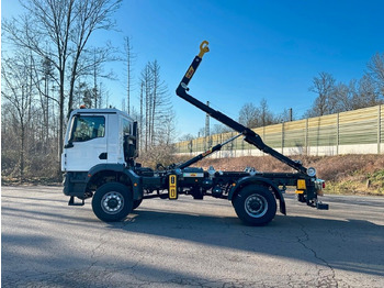 Camião polibenne, Camião grua MAN TGM 18.320 4x4 Euro 6e Hyva 12-45: foto 3