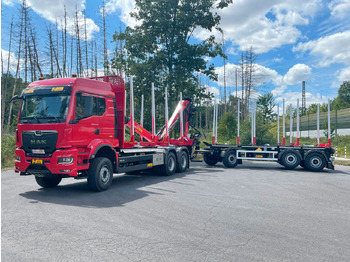 Camião de transporte de madeira, Camião grua MAN TGS 33.510 6X4 BL Euro6e  EPSILON 170Z: foto 3