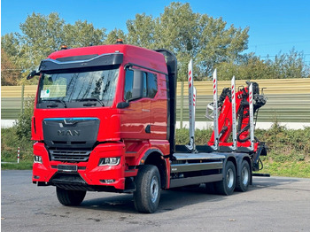 Camião de transporte de madeira MAN TGX