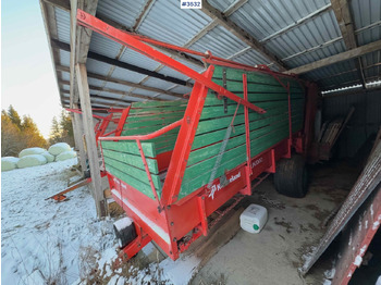 Máquina para produção de feno Kverneland UN7000 unloading trailer: foto 4