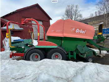 Máquina para produção de feno Orkel GP 1260 round baler.: foto 4