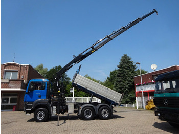 Camião basculante, Camião grua MAN 28.400 TGS 3Skipper+HIAB 166 E-4 HIPRPO 6x4-4: foto 2