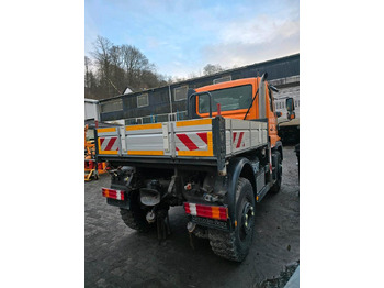 Camião basculante Unimog 405/12 U400 Bluetec 5 131000km  Mercedes-Benz Variopilot Hydrostat U300 500 U 400 Wechsellenkung: foto 5