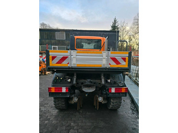 Camião basculante Unimog 405/12 U400 Bluetec 5 131000km  Mercedes-Benz Variopilot Hydrostat U300 500 U 400 Wechsellenkung: foto 4