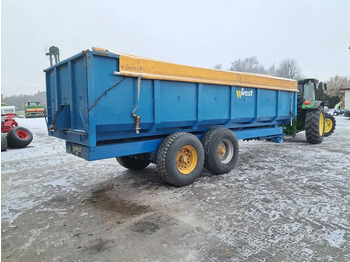 Reboque agrícola Przyczepa skorupowa WEST 14 ton: foto 3