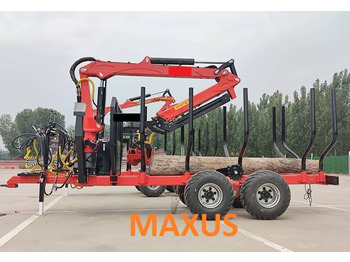 Reboque florestal novo NEW MAXUS 14 TON Trailer 7.8m Crane Warranty up to 10 YEARS | НОВА Прицепа 14 ТОН Кран 7,8 м MAXUS Гарантія до 10 РОКІВ: foto 3