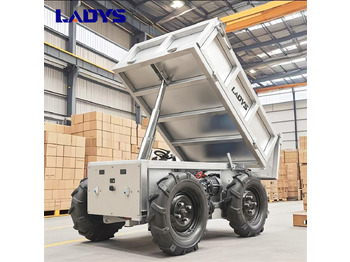 Reboque basculante agrícola novo LADYS Electric Remote Control Transporter Agricultural Orchard Farm Electric Utv Material Handling Equipment All Terrain Transport Vehicle: foto 5