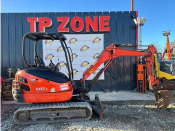 Mini escavadeira KUBOTA KX61-3