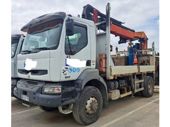 Camião de caixa aberta/ Plataforma RENAULT Kerax 370