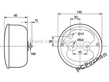 Farol traseiros HELLA
