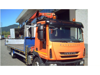 Camião de caixa aberta/ Plataforma, Camião grua Iveco EUROCARGOeurocargo 120el22: foto 3