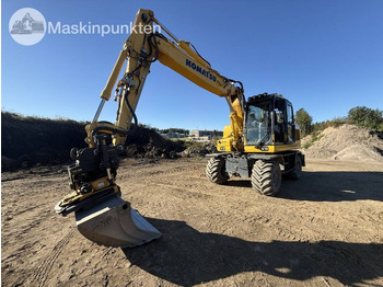 Escavadeira de rodas KOMATSU PW160