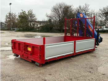 Contentor ampliroll novo CONTAINER SCARRABILE NUOVO A PIANALE CON GRU: foto 5