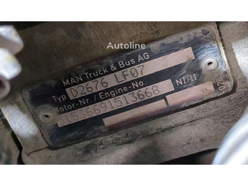 Motor por Camião MAN D2676 LF07 MAN TGA, TGS, TGX: foto 2