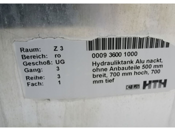 Tanque de combustível ZBIORNIK OLEJU OLEJOWY HYDRAULIKI: foto 2