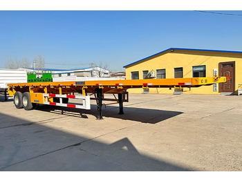Semi-reboque plataforma/ Caixa aberta para transporte de contêineres novo TITAN 2 Axle 40 Ft Flatbed Trailer for Sale in Uganda: foto 2
