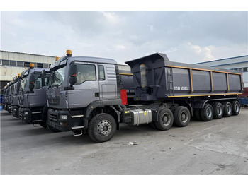 Semi-reboque basculante para transporte de materiais a granel novo TITAN 4 Axle 80 Ton Dump Trailer for Sale In Cameroon: foto 4 Semi-reboque basculante para transporte de materiais a granel novo TITAN 4 Axle 80 Ton Dump Trailer for Sale In Cameroon: foto 4